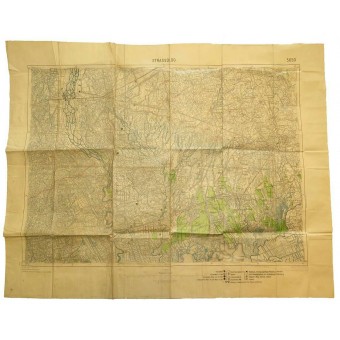 Strassoldo map. Austro-Hungarian time. Espenlaub militaria